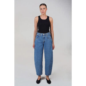 NEW Anthropologie Women's Etica Cassel Ultra High Barrel Jeans Size 30 NWT